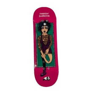 Tech Deck FINGERBOARD Nestor Judkins What's The Deal 4" BOARD ONLY Pink Panda